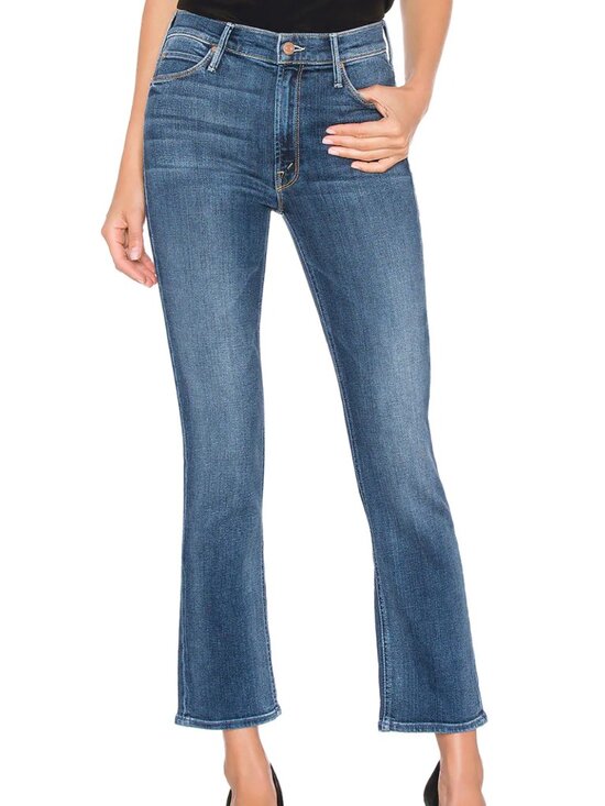 MOTHER Denim - MOTHER The Mid Rise Dazzler Ankle in Pardon My French Sz 26